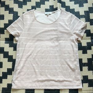 Calvin Klein Women's Blush Pink Striped Top